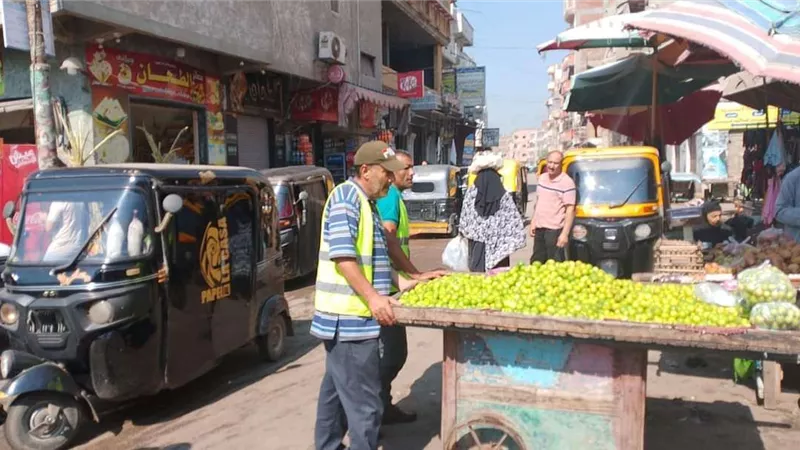 حملات مكبرة لرفع حالات الإشغال فى 3 مراكز بمحافظة البحيرة