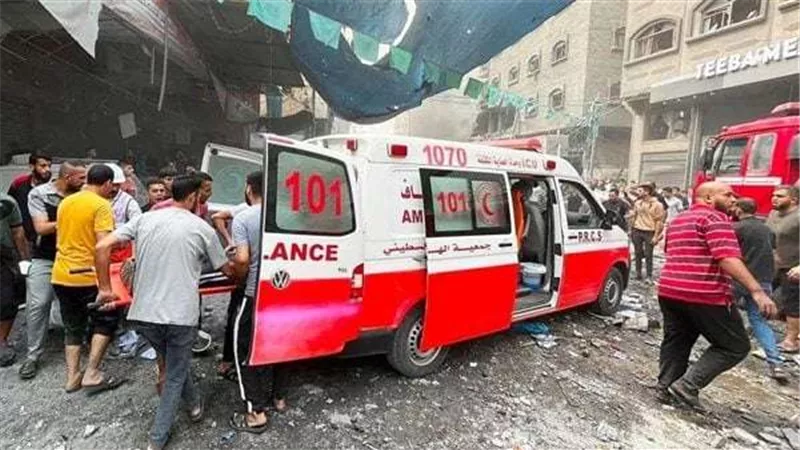 الهلال الأحمر: إصابة 11 فلسطينيًا في ضواحي نابلس