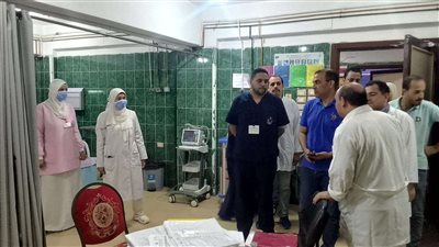 وكيل صحة البحيرة يقوم بزيارة مفاجئة لمستشفى الدكتور حمدى الطباخ بأبوحمص