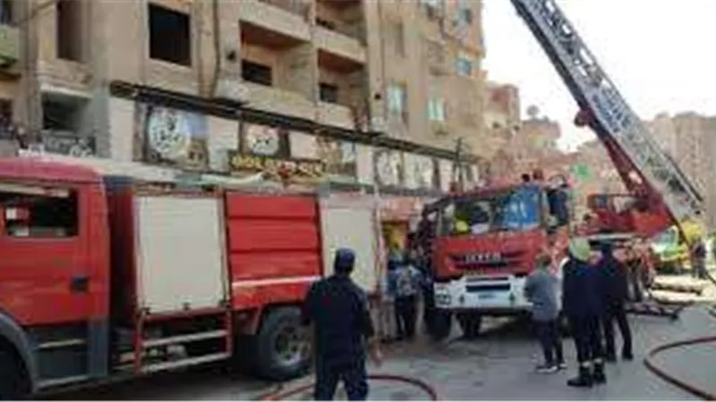 السيطرة على حريق هائل داخل شقة سكنية بالزيتون