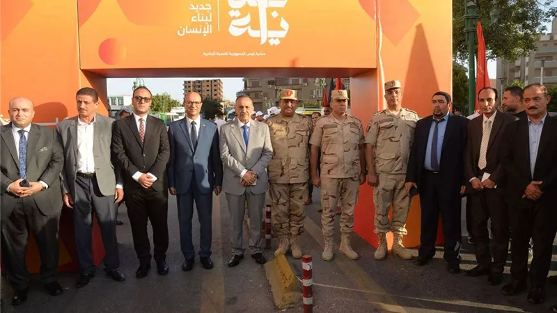 وسط أجواء كرنفالية.. محافظ أسيوط يشهد احتفالية تدشين المبادرة الرئاسية 