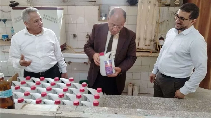 وكيل زراعة البحيرة يتابع أعمال معمل خصوبة التربة