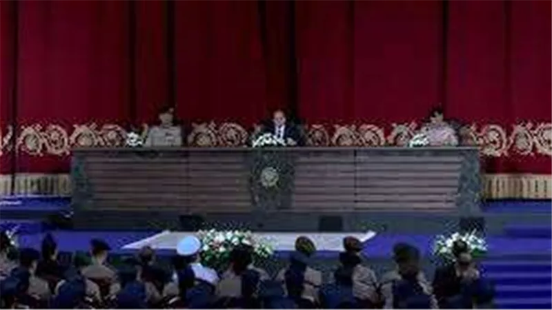 اجتماع الرئيس السيسي مع طلاب الأكاديمية العسكرية المصرية في إطار استعدادات التخرج لعام 2024