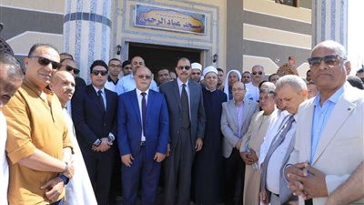 محافظ سوهاج يفتتح مسجد عباد الرحمن بالمدينة الجديدة