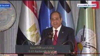 الرئيس السيسي: مصر تتجاوز التحديات والصعاب بوحدة شعبها