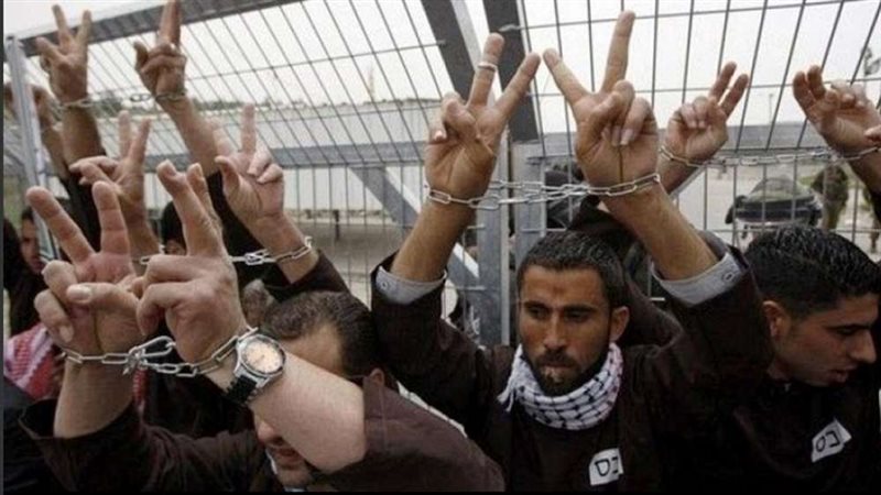 الفلسطنيين داخل المعتقلات