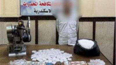 ضبط تشكيل عصابى يدير مصنع لتصنيع الترامادول والعقاقير المؤثرة فى القاهرة والإسكندرية