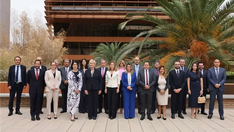 الرقابة المالية تشارك في الاجتماع السنوي للشراكة المتوسطية لهيئات أسواق المال في إسبانيا