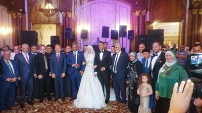 النائب خالد مصطفى عبد الوهاب يحتفل بزفاف نجلته بحضور محافظين وبرلمانيين ورجال أعمال ونجوم المجتمع