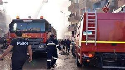 حريق هائل يلتهم مطعم صبحي كابر بروض الفرج