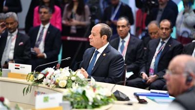 الرئيس السيسى:  استمرار الحرب وتوسعها تفرض تضافر الجهود الدولية لوقف التصعيد الخطير في المنطقة
