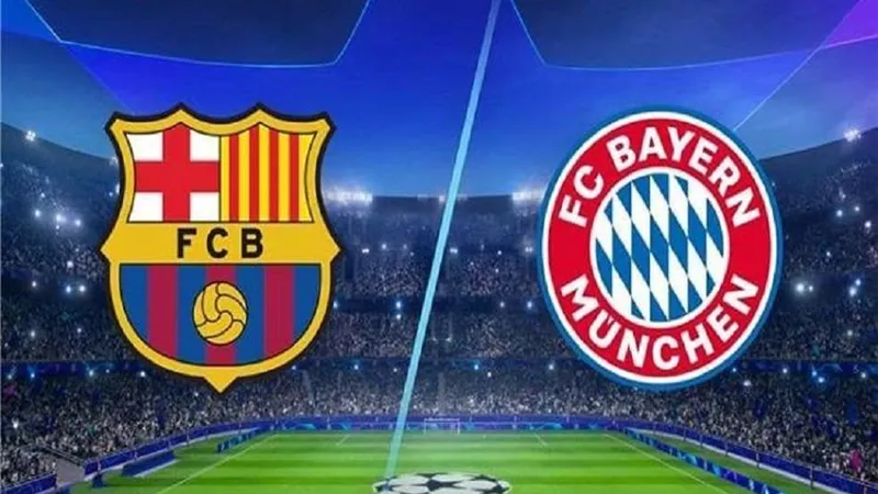 موعد والقنوات الناقلة لمباراة برشلونة وبايرن ميونيخ في دوري أبطال أوروبا