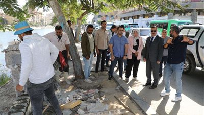 جولات ميدانية لمحافظ المنوفية لمتابعة المشروعات التنموية والخدمية بالمحافظة