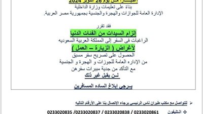 رضا الدنبوقي: منع المصريات من السفر وسيلة للتنكيل بهن
