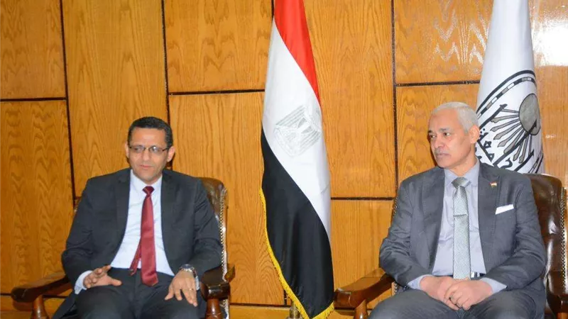 جامعة أسيوط تستقبل وفداً من نقابة الصحفيين برئاسة خالد البلشي نقيب الصحفيين لبحث سبل التعاون المشترك
