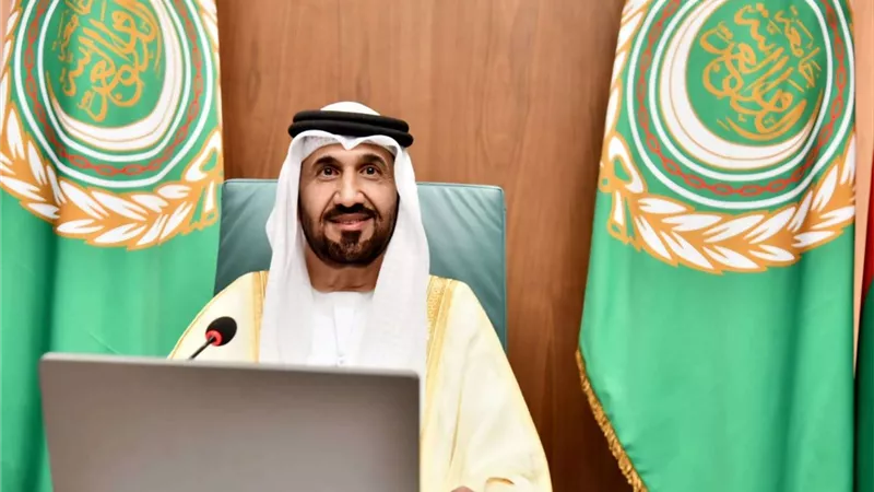 ننشر كلمة محمد اليماحي رئيس البرلمان العربي بمقر جامعة الدول العربية بالقاهرة