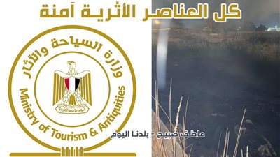 السياحة عن حريق معبد موت جنوب معابد الكرنك: لم يمسَّ أي عناصر أثرية