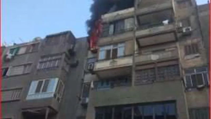 كواليس حريق شقة سكنية في بولاق الدكرور