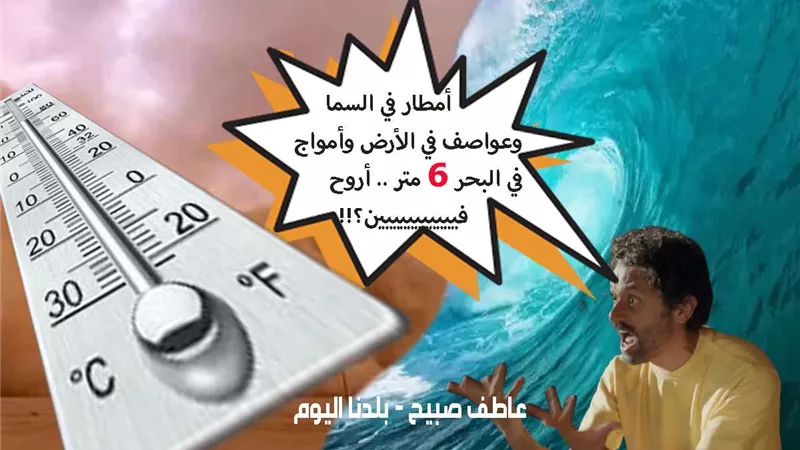أمطار على 19 محافظة واضطراب بالملاحة وعواصف بحالة الطقس غدا الأحد 24-11-2024