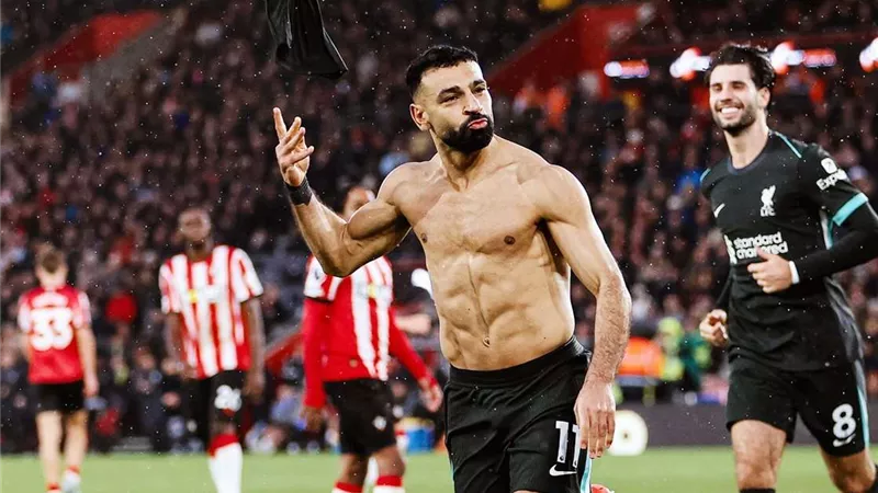 أول تعليق من محمد صلاح عقب فوز ليفربول على ساوثهامبتون