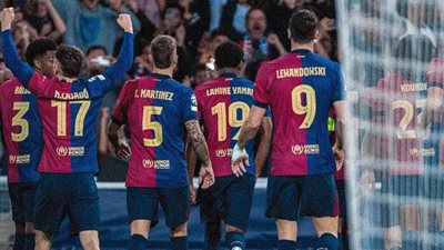 برشلونة يواصل الانتصارات في أبطال أوروبا على حساب بريست بثلاثية