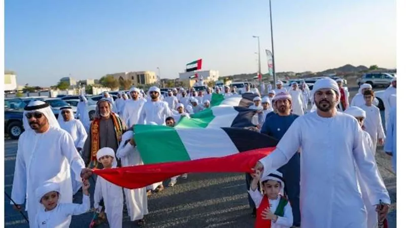 مظاهر الاحتفال بعيد الاتحاد الـ 53 تعم أرجاء دولة الإمارات العربية المتحدة