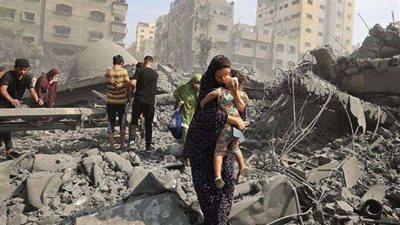استشهاد 25 فلسطينيًا في غارات إسرائيلية علي غزة