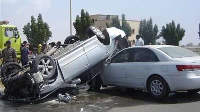 مصرع شخص وإصابة 14 في حادث تصادم بوسط سيناء
