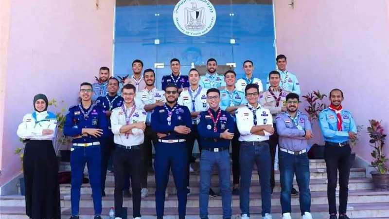 جوال جامعة العريش تشارك في فعاليات المعسكر التدريبي الكشفي بالإسكندرية