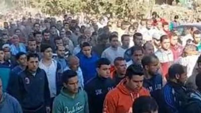 تشييع جنازة الطفلة مكة بمنشأة القناطر بعد 5 أيام من قتلها