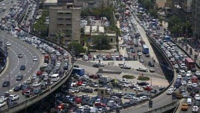 النشرة المرورية.. خريطة الزحام المروري على أغلب طرق وميادين القاهرة والجيزة