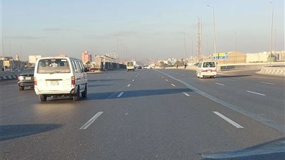 سيولة مرورية أعلى مناطق كورنيش النيل بالقاهرة والجيزة