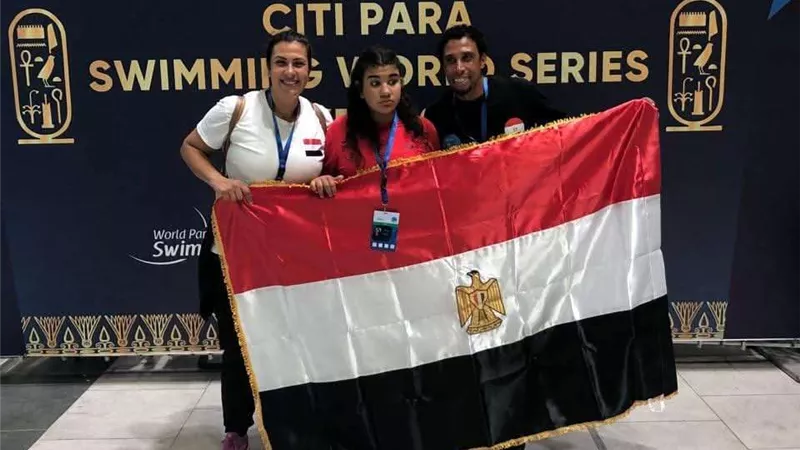 تيوانا عمرو تحقق المركز الثالث ببطولة كأس العالم للسباحة البارالمبية