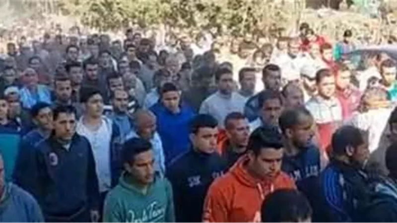 تشييع جنازة الطفلة مكة بمنشأة القناطر بعد 5 أيام من قتلها