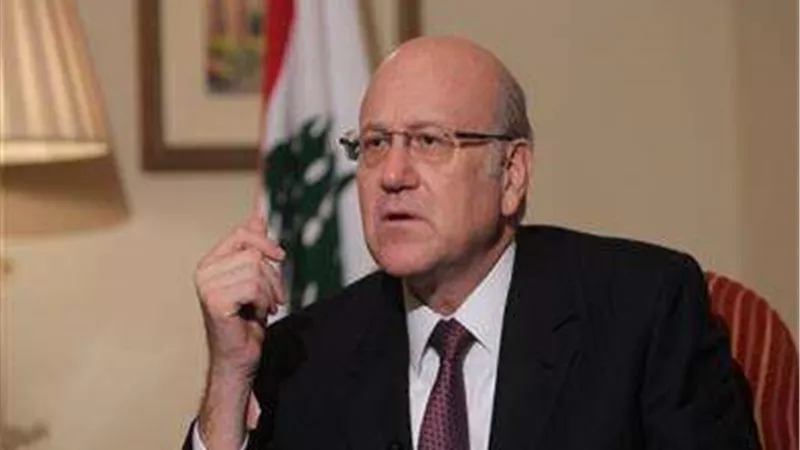 ميقاتي: لابد من تأمين استقرار المؤسسات الدستورية بلبنان وانتخاب رئيس جديد