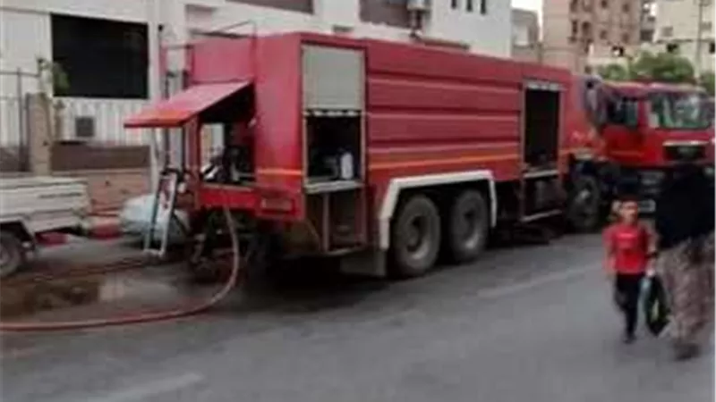 إخماد حريق نشب داخل شقة سكنية بمنطقة المريوطية