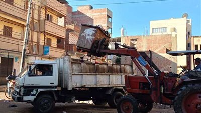 حملة نظافة مكبرة بشوارع رشيد و الدلنجات (صور)