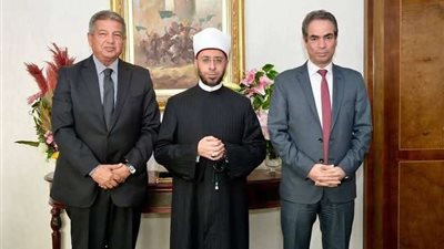 بالصور.. رئيس الأعلى للإعلام يستقبل وزير الأوقاف
