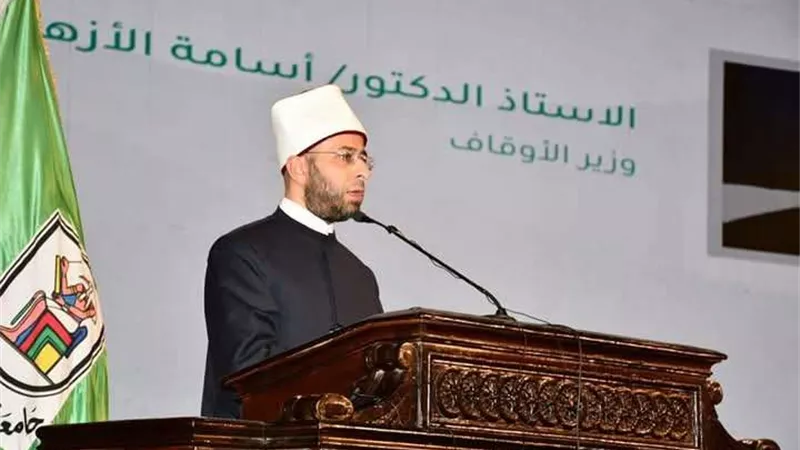 وزير الأوقاف: 