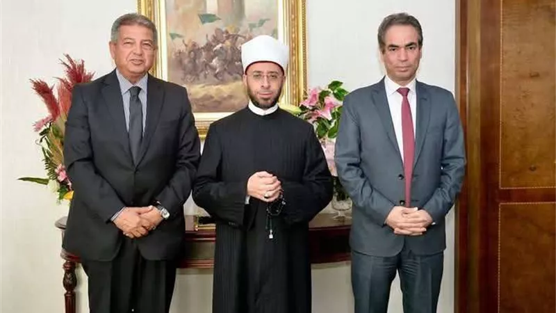 بالصور.. رئيس الأعلى للإعلام يستقبل وزير الأوقاف