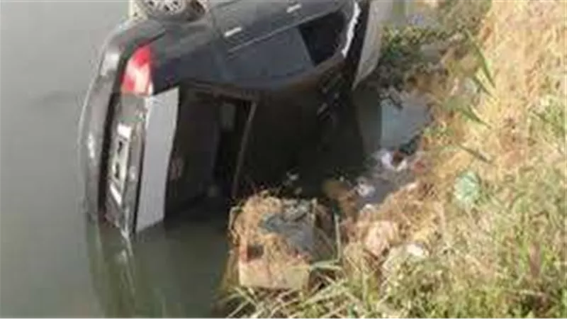 انقلاب سيارة بترعة بالشرقية يسفر عن وفاة 3 أشخاص وإصابة آخر