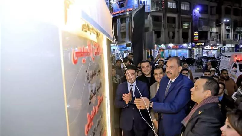 بالصور  .. محافظ سوهاج يفتتح ميدان جمال عبد الناصر بعد انتهاء أعمال التطوير والتجميل