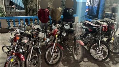 سقوط أخطر عصابة لسرقة الدراجات النارية في الدقهلية