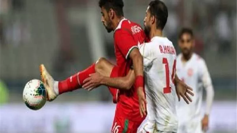 عمان يتقدم على البحرين بهدف المشيفري في الشوط الأول من نهائي خليجي 26