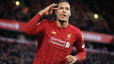 فان دايك يحقق رقم قياسي مع ليفربول بعد مشاركته ضد  إيبسويتش تاون بالدوري الإنجليزي