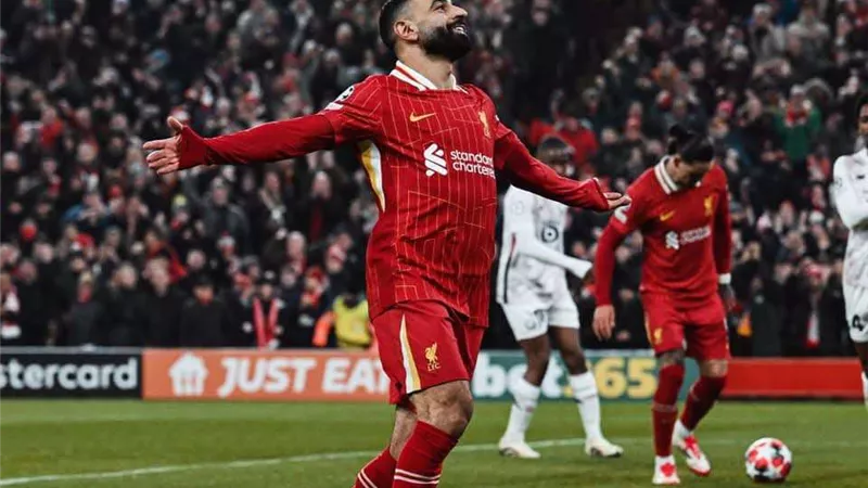 بهدف محمد صلاح..  ليفربول يقسو على ليل في الشوط الأول بدوري الأبطال