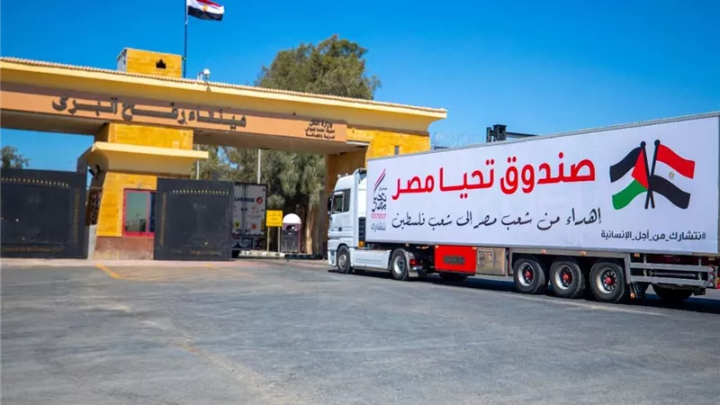 الهلال الأحمر الفلسطيني: ننسق مع نظرائنا المصريين لاستقبال شاحنات المساعدات
