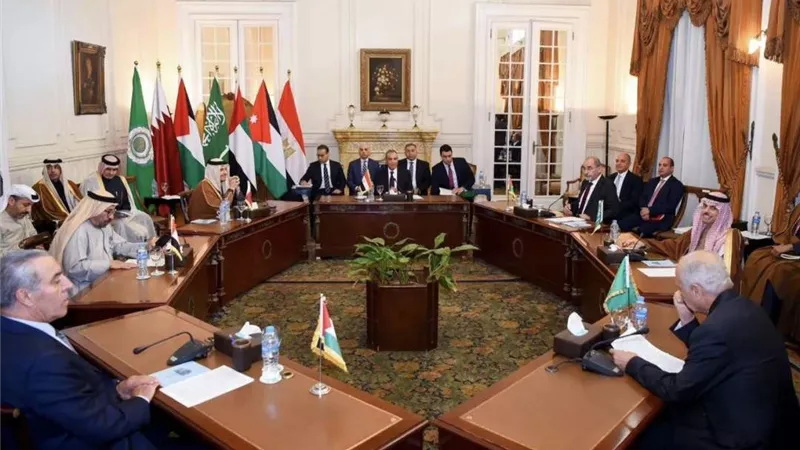 الاجتماع الخماسي يجمع على دعم إعادة إعمار غزة ورفض تهجير الفلسطينيين