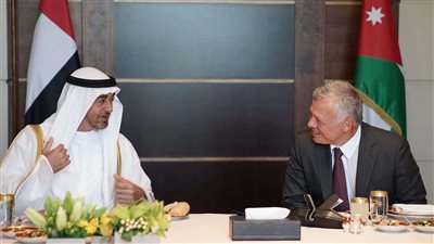 محمد بن زايد وملك الأردن يؤكدان أهمية التعاون العربي للتهدئة في المنطقة