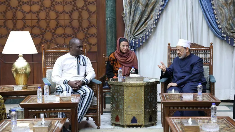 شيخ الأزهر يستقبل وزير الأمن البوركيني لبحث تعزيز التعاون